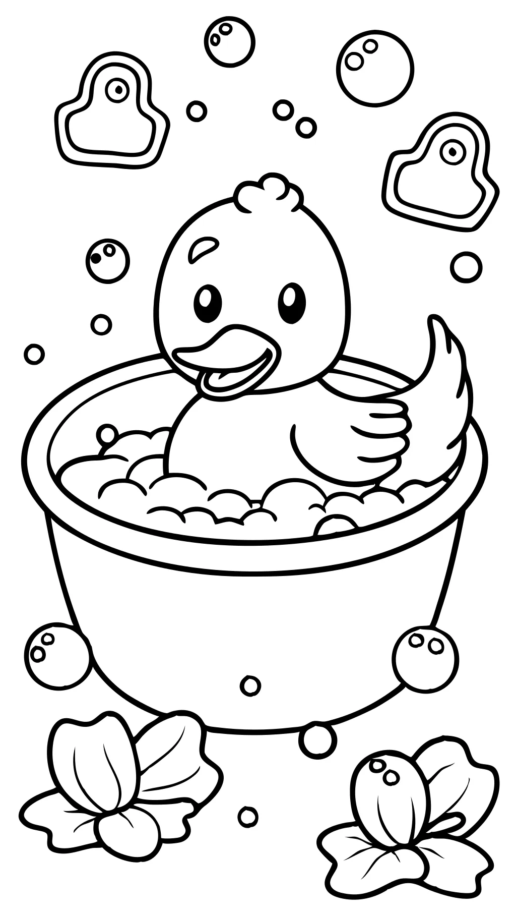 rubber ducky coloring pages